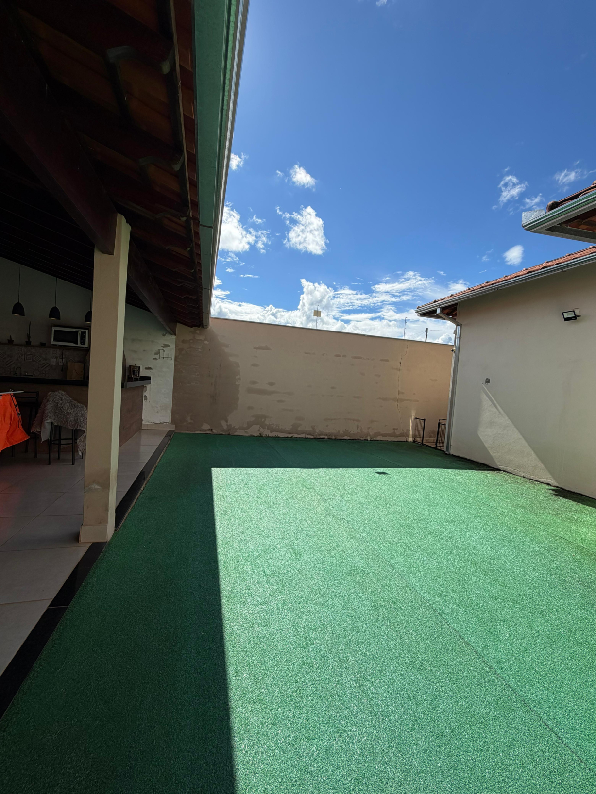 vista da área gourmet