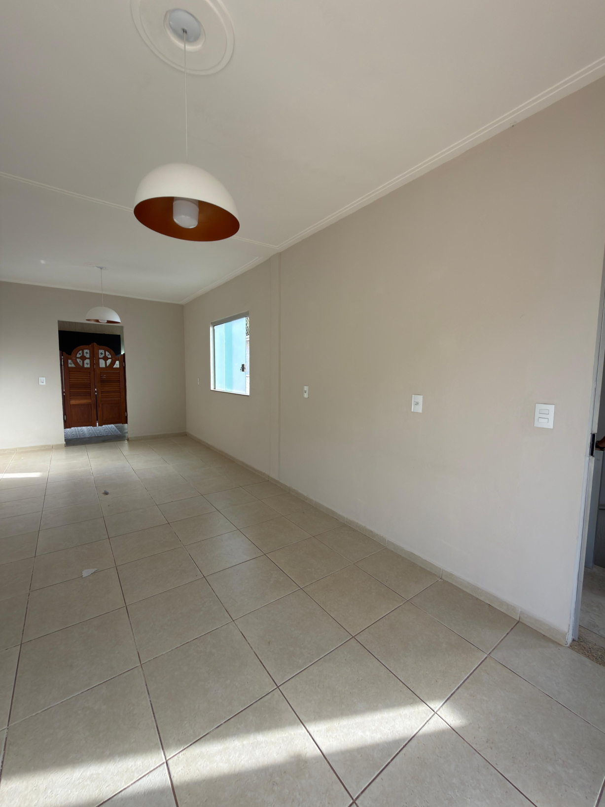 sala de estar e TV conjugada