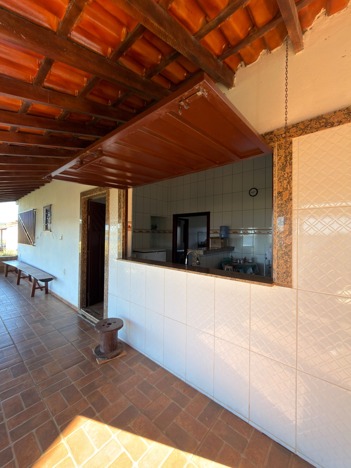 cozinha com varanda