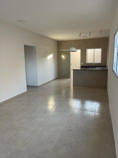 Sala e cozinha conjugada